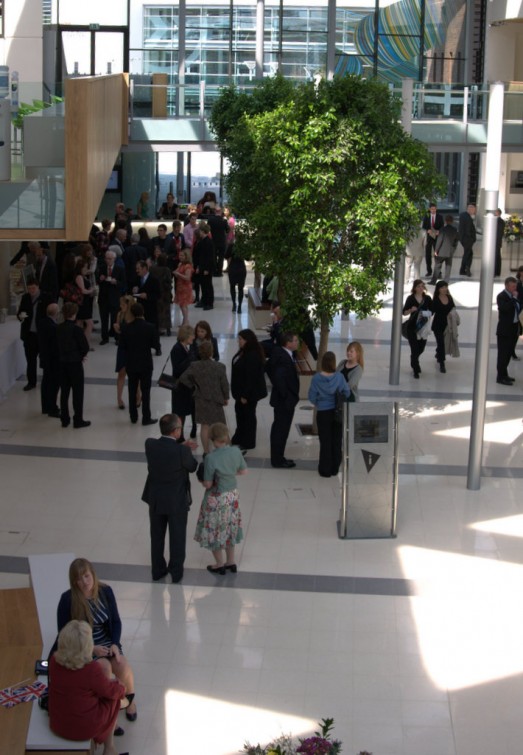 After the event in the Forum